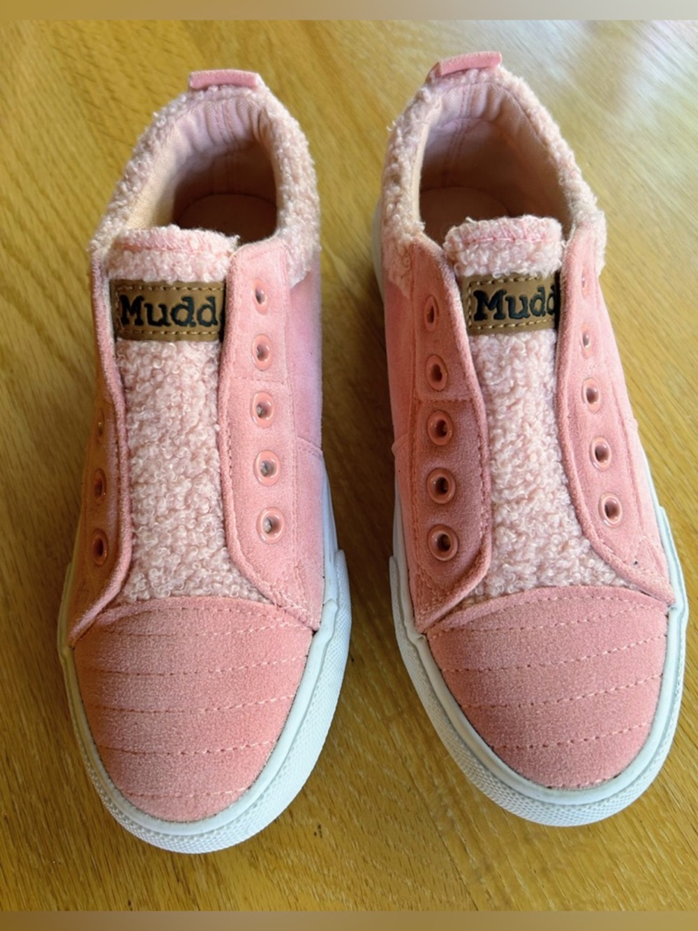Mudd Girls Sherpa Slip-On Sneakers